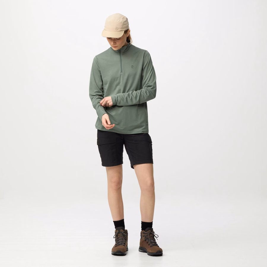 Damska koszulka Abisko Day Hike Half Zip